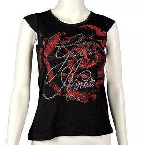 Guess Rose Amor Graphic Tee, NWT, Girl's Large (14)